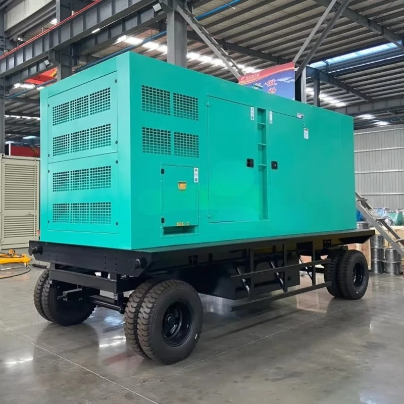 High Quality Diesel Generator Set Mobile Emergency Power Generator Sets Station Factory Direct Customizable Silent Generator Set