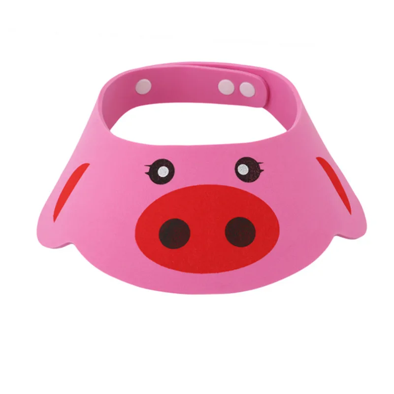 Soft Adjustable Baby Shower Cap Hair Wash Hat For Kids Ear Protection Safe Children Shampoo Bathing Shower Protect Head Cover