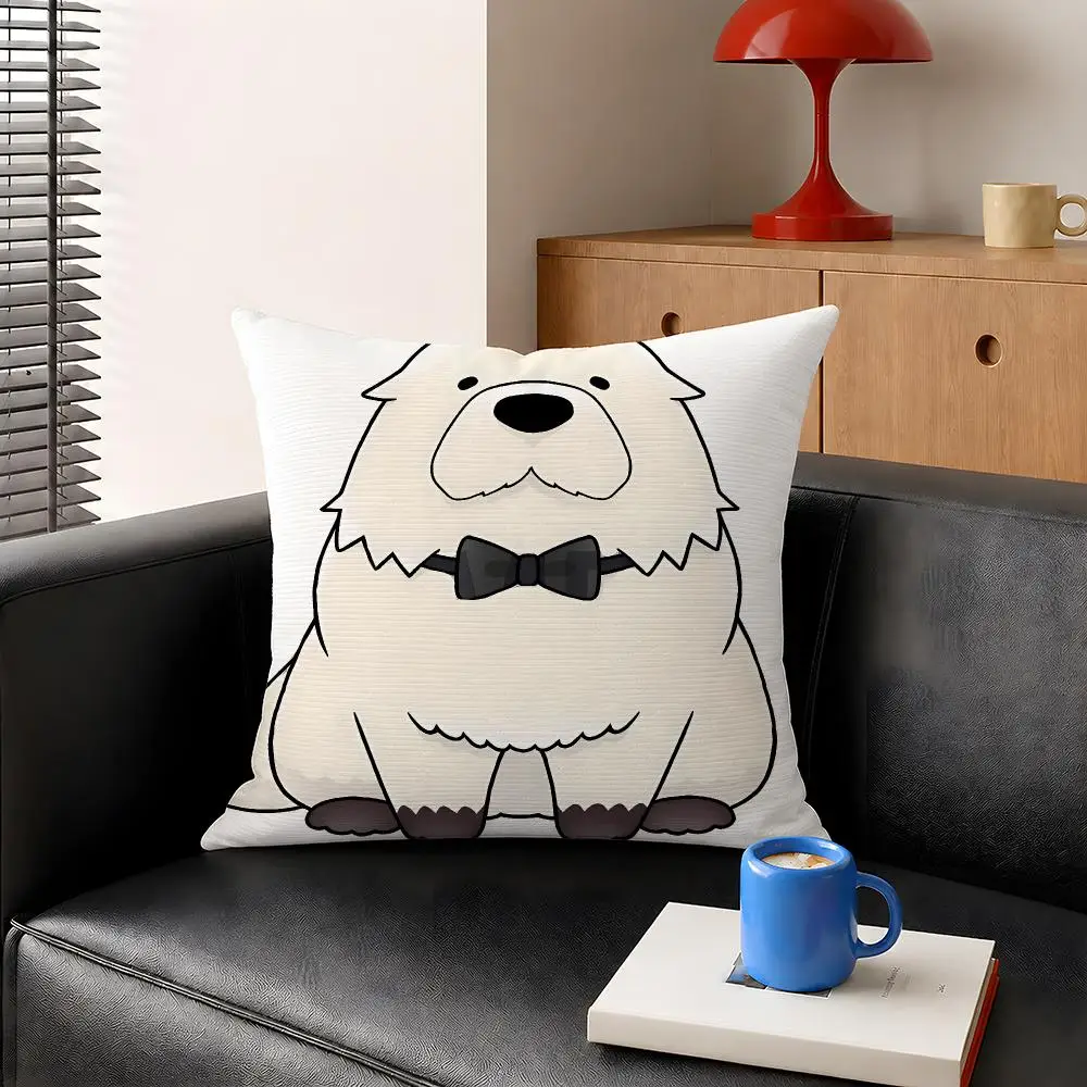 Anime SPY FAMILY Anya Forger Cushion Cover Decorative Pillowcase Soft Short Plush Cozy Durable Sofa Home Decor Items Gift