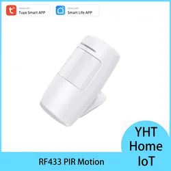 Sensor de movimento Tuya PIR WiFi para Smart Life Detecção passiva infravermelha Sistema de alarme de segurança Detector Hub remoto Gateway necessário