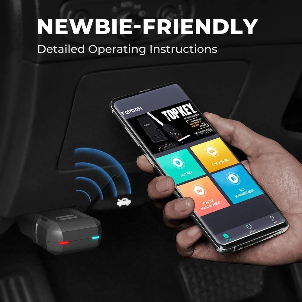 2025 TOPDON TOP TEY Car Key Programming Machine Auto Car Key Programmer Tool Obd2 Key Programmer