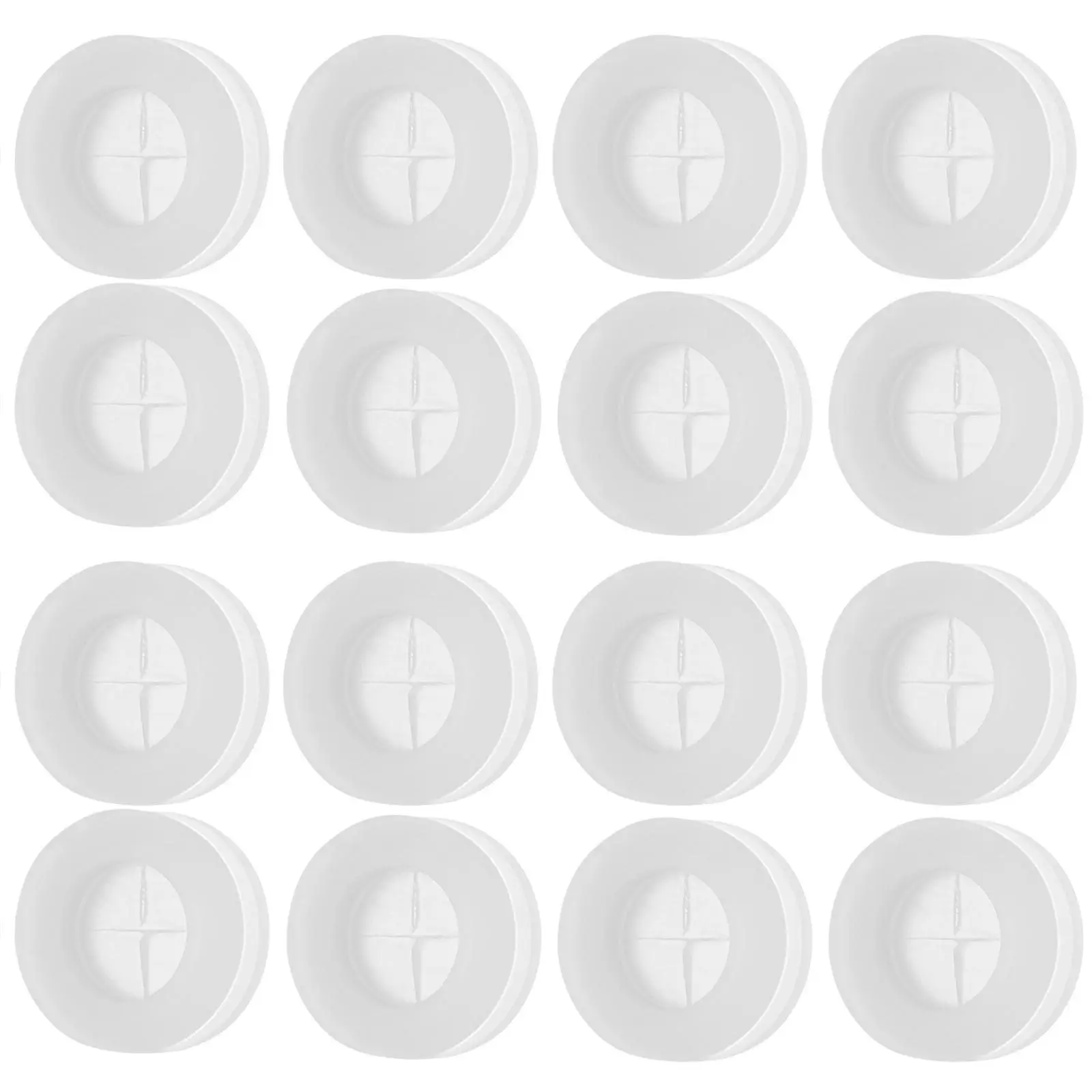 

20Pcs Silicone Plugs for Lids Wooden Cover Straw Holes Dustproof Sealing Rings Easy Clean Gifts Wood Lid Straw Holes