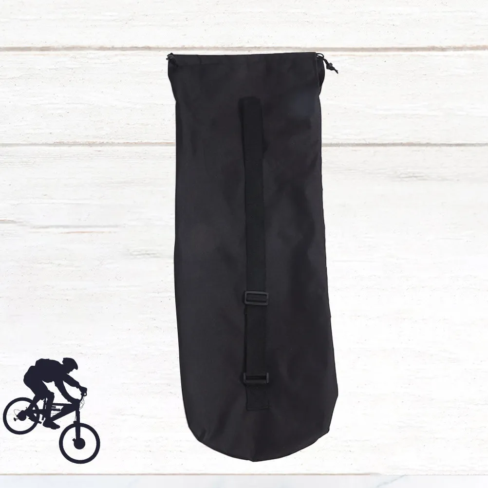

Skateboard Backpack All Weather Waterproof Scooter Holder Bag Simple Unisex Design Easy Drawstring Entry for Daily Commute