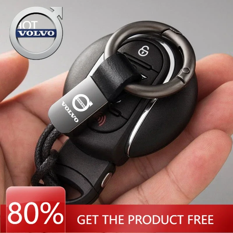 

Emblems 2026 New For Volvo Car Keychain Lanyard Key Ring Chain Rope Strap Men Gifts For Volvo EX90 V60 V40 XC90 S60 XC60 V50 V70