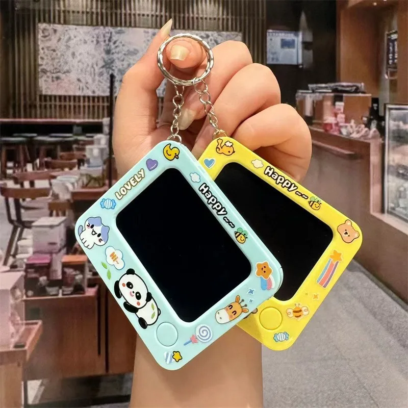 Creative Reusable Mini Doodle Drawing Board Small Writing Pad Doodle Sketch Lovely Backpack Keychain Small Painter Kids Toy