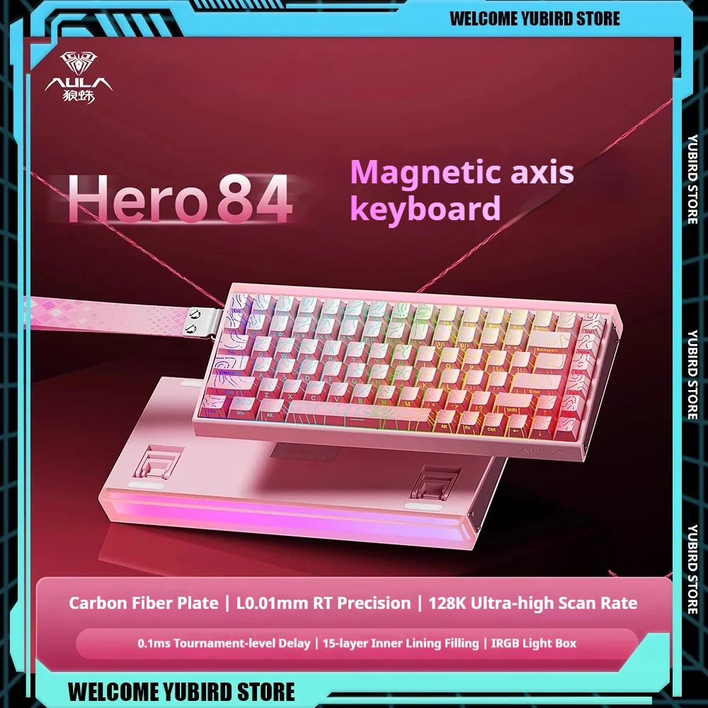 84he 기계식 키보드를 사용한 경험: AULA New Hero 84he의 성능과 특징