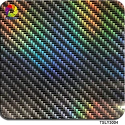 TSAUTOP 3004 Carbon Fiber Laser Hydrographic Dipping Films Water Transfer Printing Film for Personalized Customization