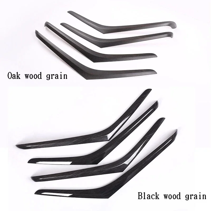 4pcs/set For Mercedes benz W222 S Class S320 2014-2017 Car-Styling ABS Dark Wood Grain Interior Door Decotation Strips Trim