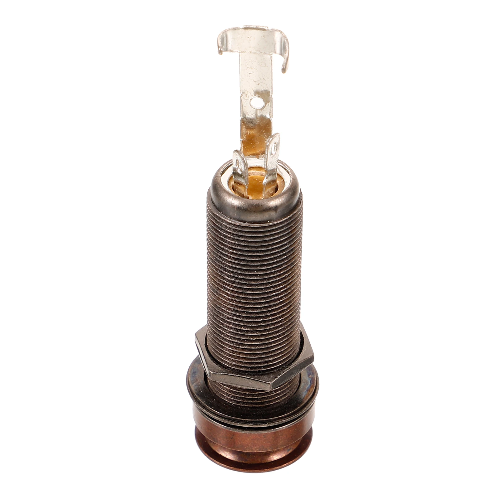 

Guitar End Pin 6 35mm Pure Copper Color Output Socket Strong Durable Easy Installation Thread Practical Use