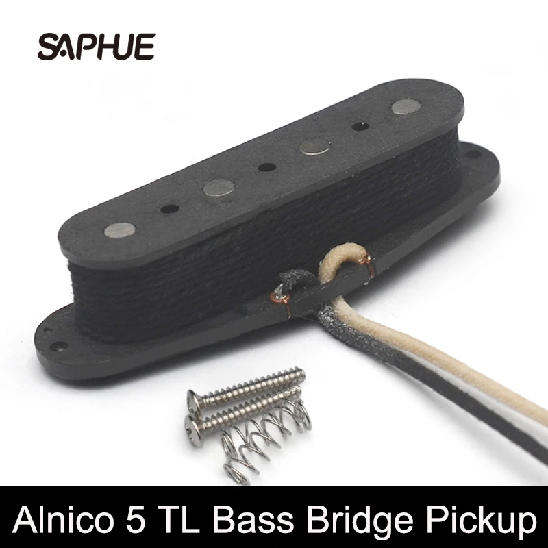

Alnico V TL 4-String Bass Single Coil Pickup Vintage Style 51 Precision Bass Pickup for Electric Guitar Black 6.8K