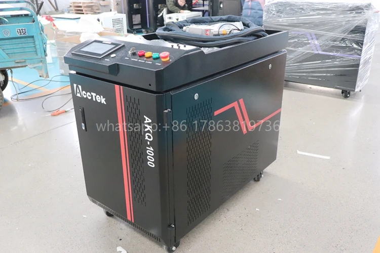 1000Watt Fiber Laser Cleaning Machine Rust Removing Lazer Laser Cleaner Price AKQ-1000