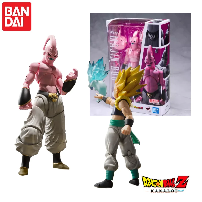¡En stock! Figuras de Acción Originales de Bandai Tamashii S.H.Figuarts Dragon Ball Z Majin Buu Evil Skinny Buu, Modelos de Anime, Juguetes, Regalos