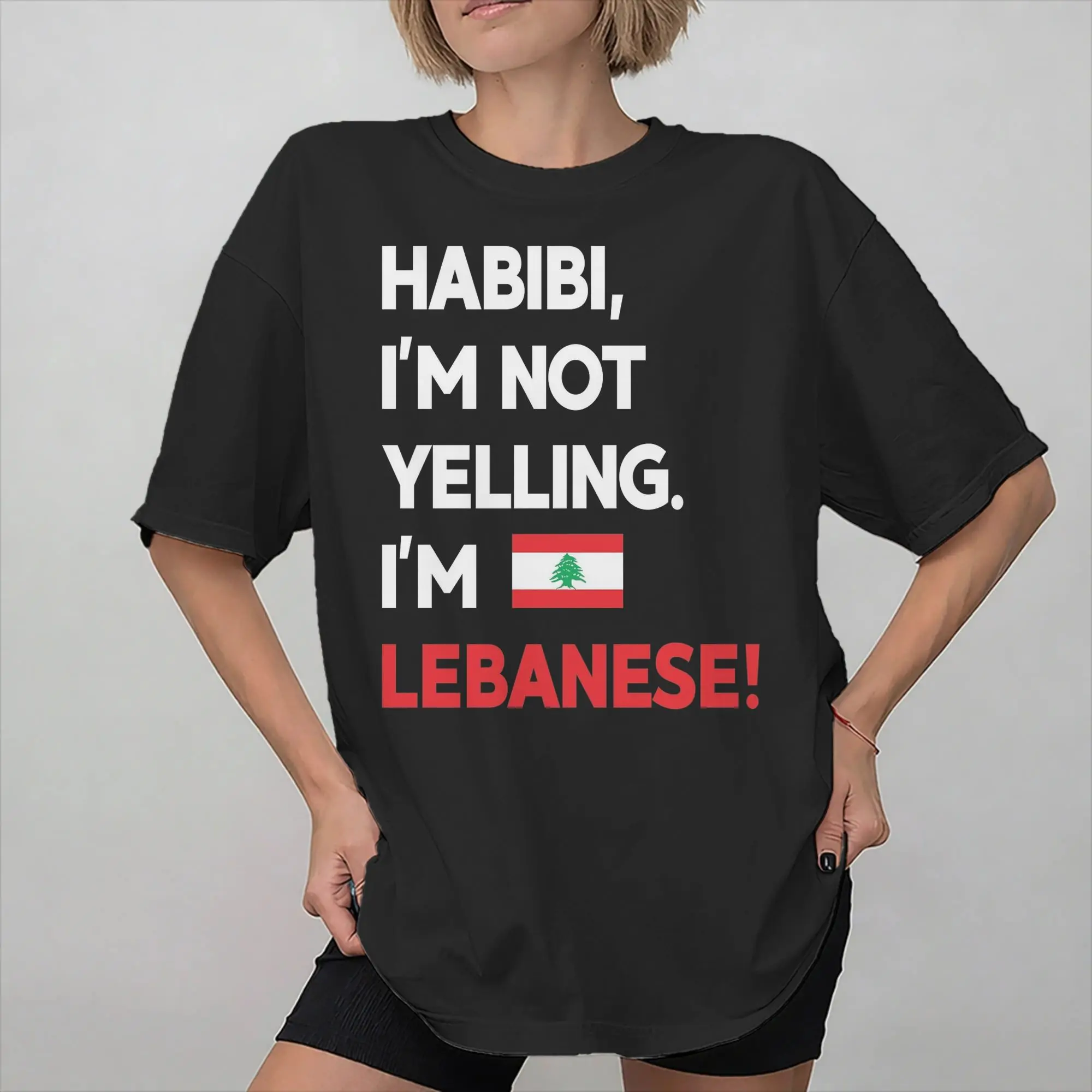 Lebanon Flag Heart Apparel Men Women T Shirts 100% Cotton Tee Graphic Printing  T-shirt Clothing