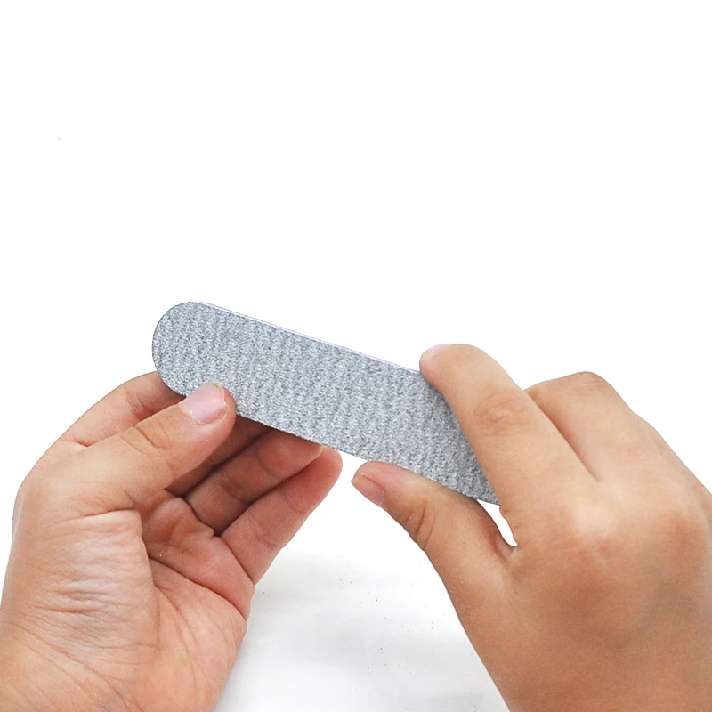 100 pièces Mini limes à ongles pour manucure 3.54 pouces de longueur droite ponçage fichier tampon ongles styliste fournitures ongles accessoires outils