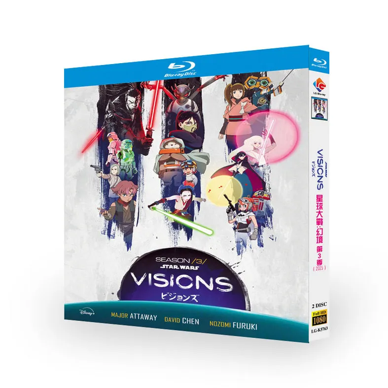 

Stars War Visions Season 3 2025 Blu ray Disc
