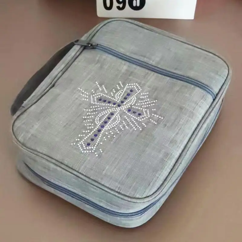 พระคัมภีร์กระเป๋า Handle Handled Bible Organizer กระเป๋า Reusable ผู้ชายผู้หญิงหนังสือเอกสารองค์กรกระเป๋าป้องกันสําหรับธุรกิจ