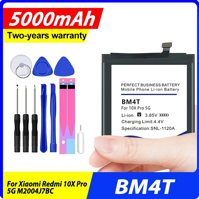 BM32 BN62 BM52 BM4T Battery For Xiaomi Note Max2 4 10 CC9 Pro Lite Pro，Redmi Note 2 3 4 4x 5 9 10X K40 Pro 5G，Pocophone F1 F3