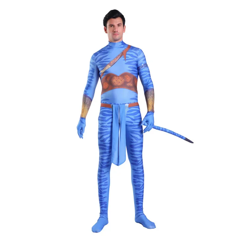 Avatar The Way of Water Cosplay Anime costumi di Halloween per bambini Adult Avatar Zentai body tute travestimento abbigliamento donna