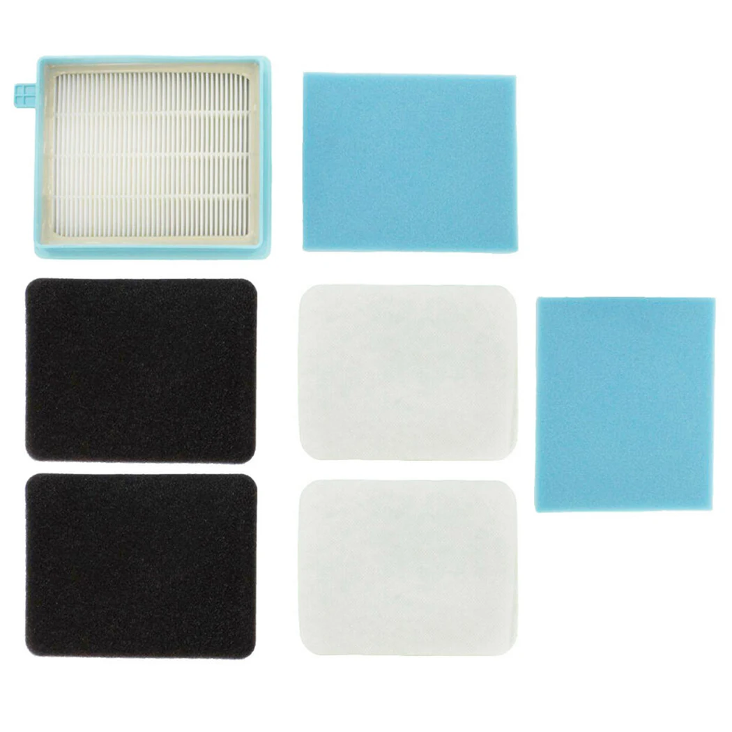 1PC EPA 10 Filter & 2PC Foam Tray & 4pc Foam Filters For Vacuum Cleaner FC8477/91 FC9321/09 FC8470/01 PowerPro Compact