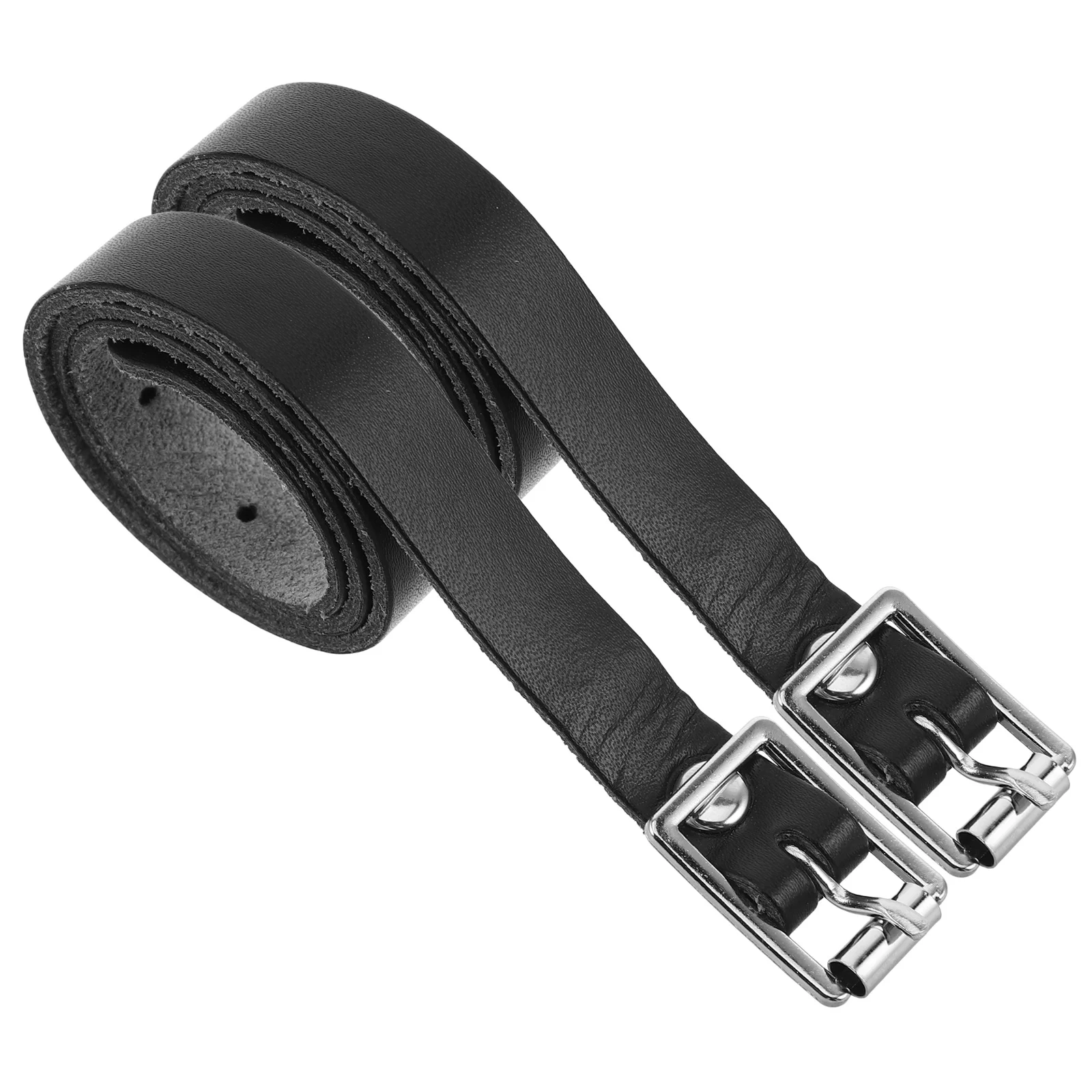 

Long Shank PU Surface Stainless Steel Straps Cowboy Boots Equestrian Training Riding Mens Womens Western