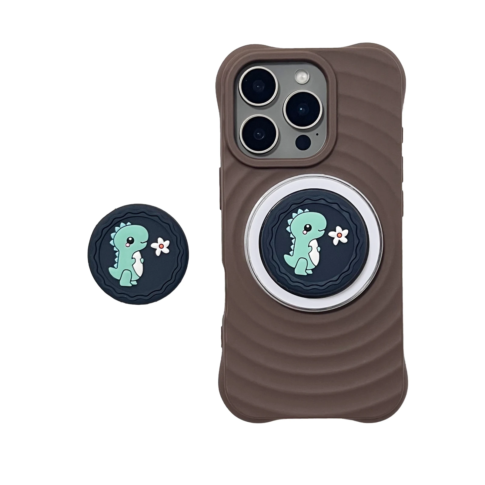 

Мягкий держатель для телефона с милыми животными и маленьким динозавром Griptok, подставка для телефона, поддержка iPhone 17, iPhone 16 Pro Max Samsung