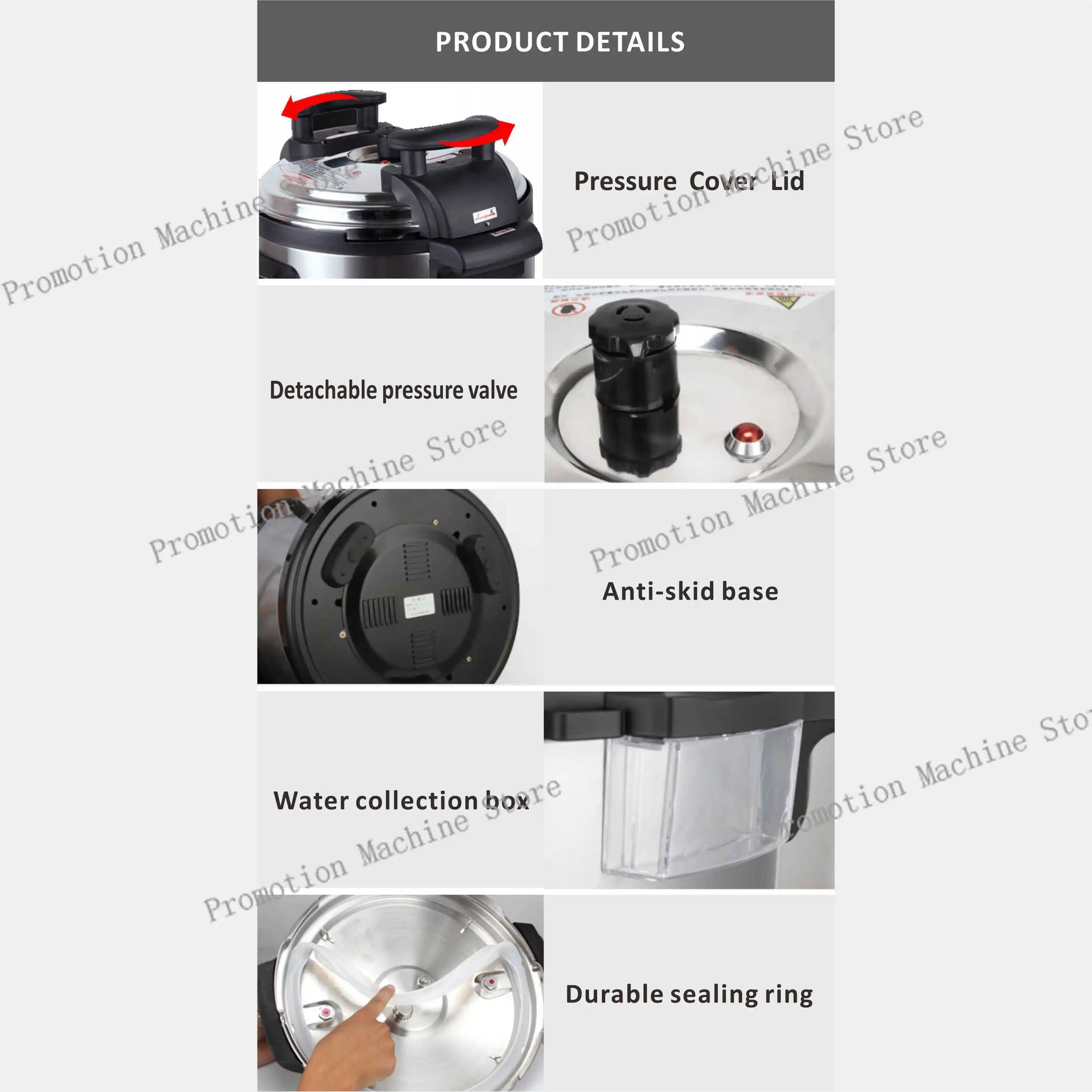 YYHC-Electric Pressure Cooker 30 Liters Household Non-stick High Pressure Large Capacity Electric Rice Cooker