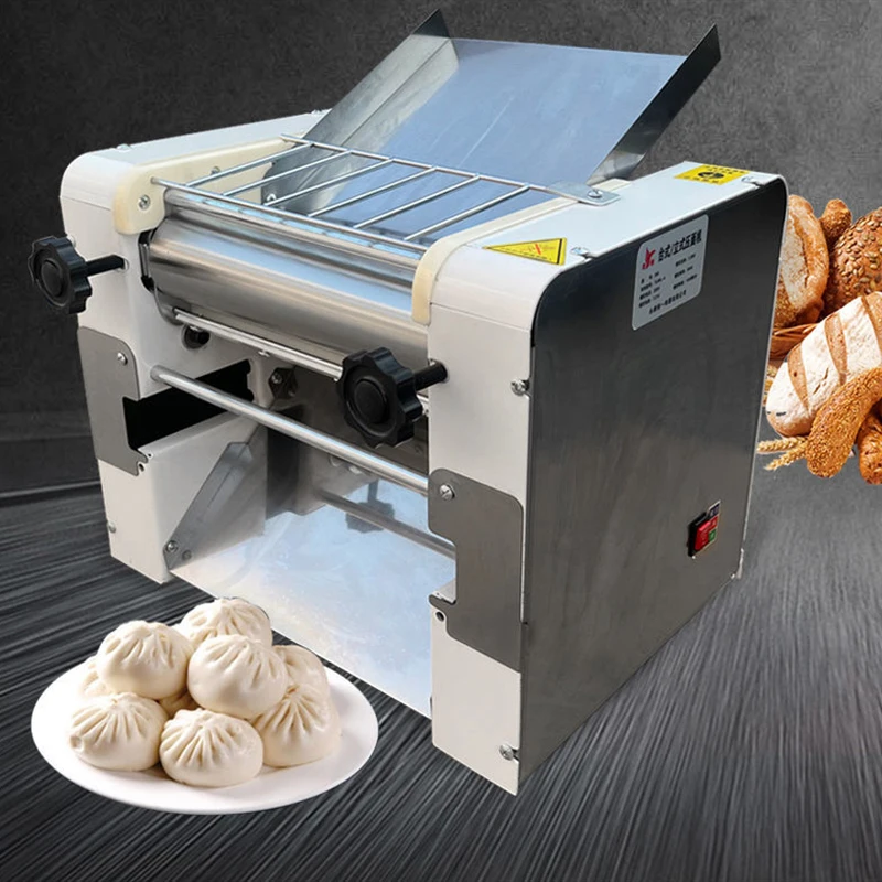 

Electric Dough Roller Noodle Press Machine Stainless Steel Desktop Pasta Commercial Kneading Dumpling Make