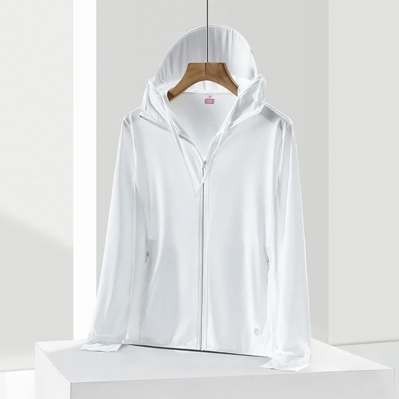 سترة حريرية تبريد نسائية صيفية جديدة موديل 2026 بعامل حماية من الأشعة فوق البنفسجية 50