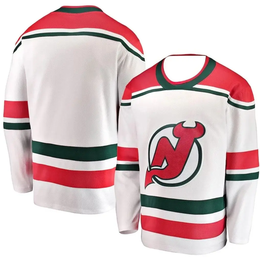 

MOTO Black Hockey Jersey with White/Red Accents 'Hughes 86' Script Logo Comfortable Base Layer for Autumn And Winter