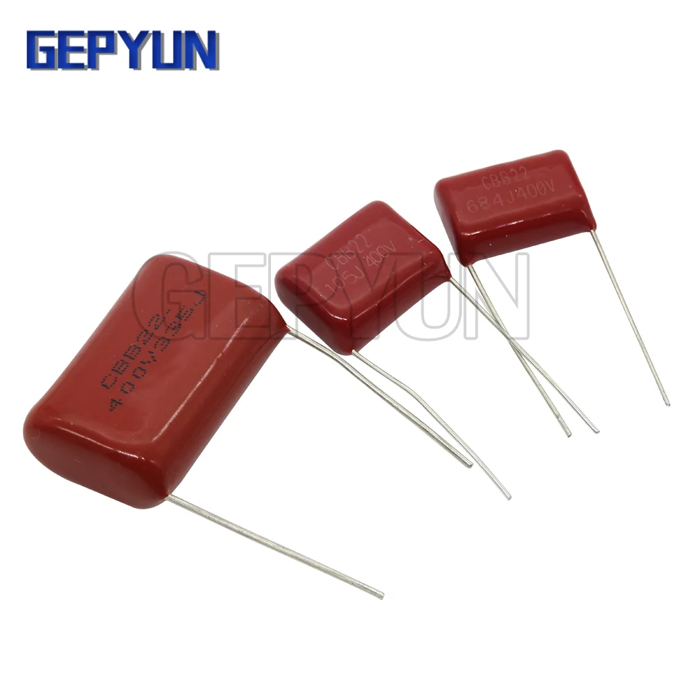 10PCS 63V 100V 250V 400V 630V CBB 폴리프로필렌 필름 커패시터 100PF 220PF 470PF 10NF 1UF 22NF 100NF 220NF 330NF 470NF 680NF