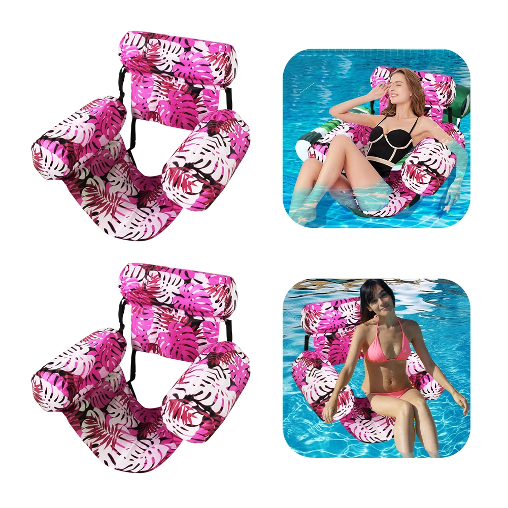 Swimming Pool Inflatable Mattress Water Sports Lounger Inflatable Water Sleeping Bed Floating Lounger Mattress Pool Accessories