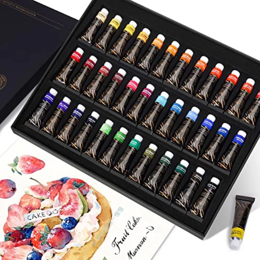 

Artist Watercolor Paint Set, * 5 ml Vibrant s, Watercolor Tubes for Profesional ArtistsandHobbists, Art Supplies for Watercolor