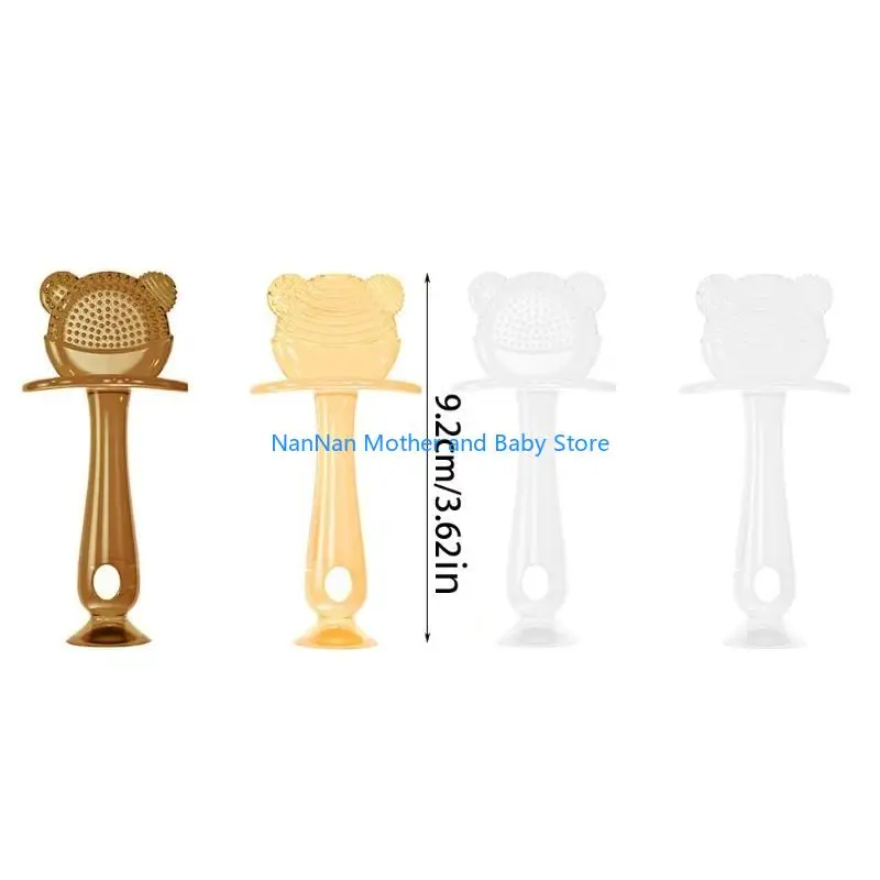 لعبة التسنين للتمريض الطفل الدب التسنين عصا سيليكون الطفل عضاضة التسنين لعبة تخفيف الألم للطفل الرضيع الوليد #6