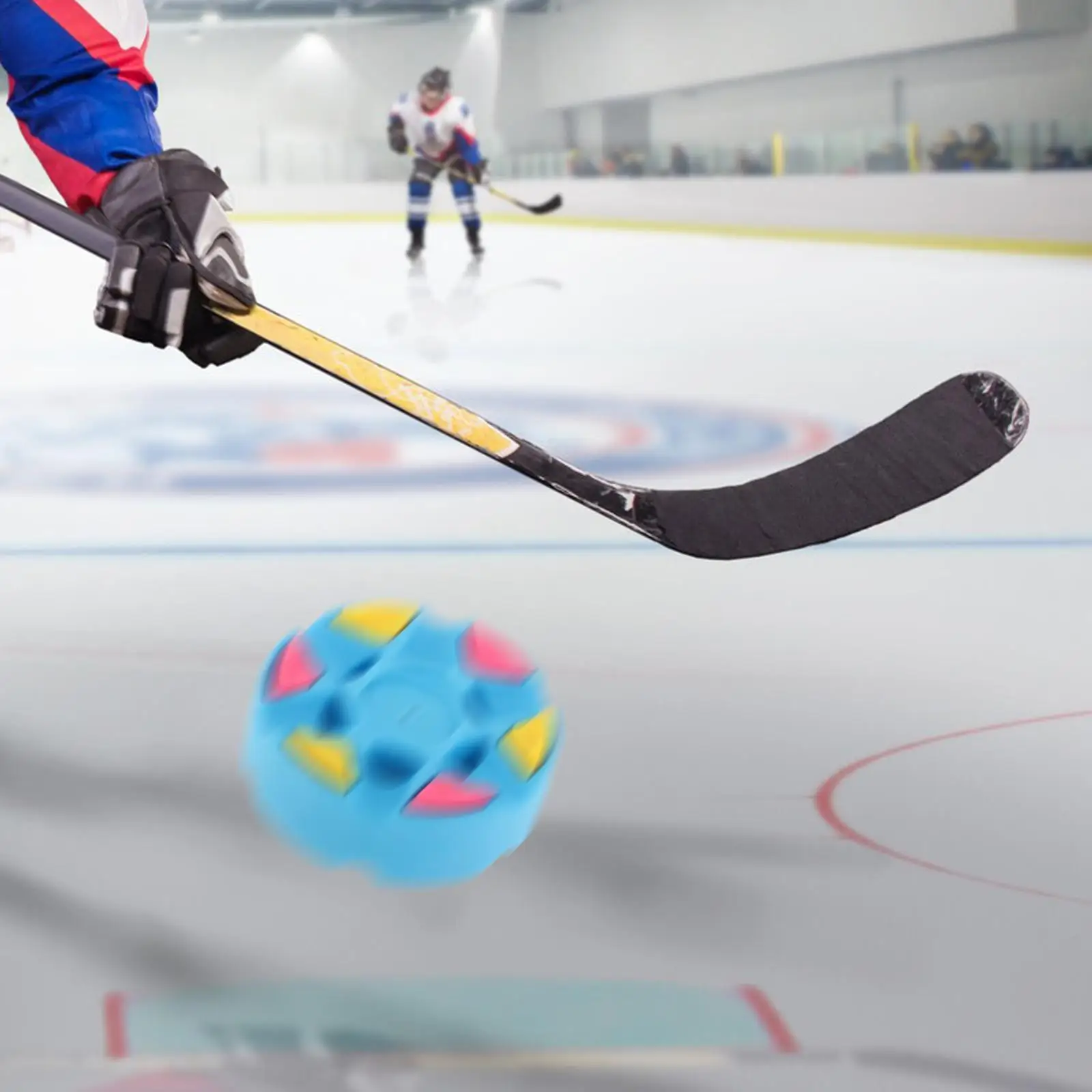 Street Hockey Practice Puck Resilient PA Material Smooth Glide Ball for Indoor Outdoor Surfaces Training