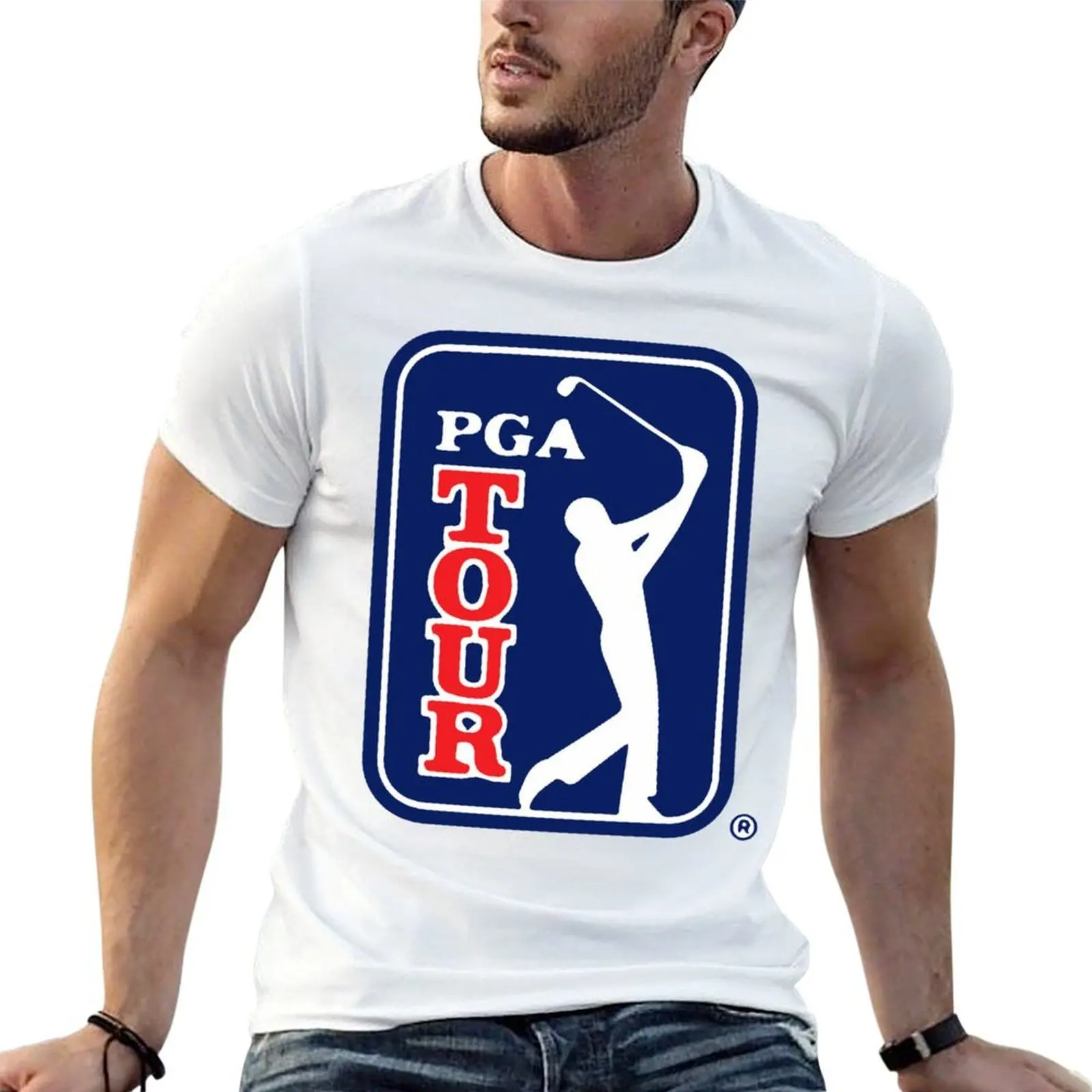 

cotton funny for high shirt t t Tour Pga shirts T-Shirt shirts quality man graphic cotton man t funny