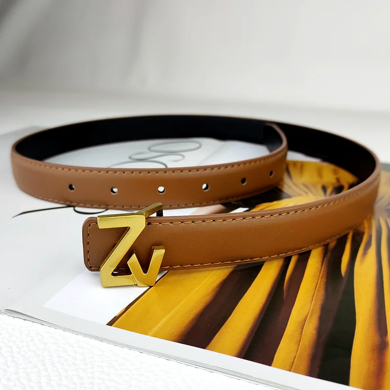 حزام خصر نسائي بإبزيم زدف، فاخر خفيف، بسيط وراقي، متعدد الاستخدامات، حزام خصر نسائي متوفر في المخزون، شعبي عبر الحدود