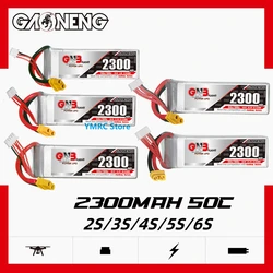 GAONENG GNB 2300mAh 50C 2S/3S/4S/5S/6S 7.4V/11.1V/14.8V/18.5V/22.2V bateria LiPo z wtyczką XT60/T dron wyścigowy FPV RC