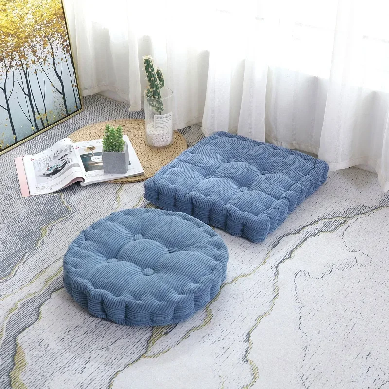 Inyahome Floor Pillows Cushion Square Floor Pillow Seating for Adults Meditation Cushion Non Slip Soft Seating Pouf for Yoga
