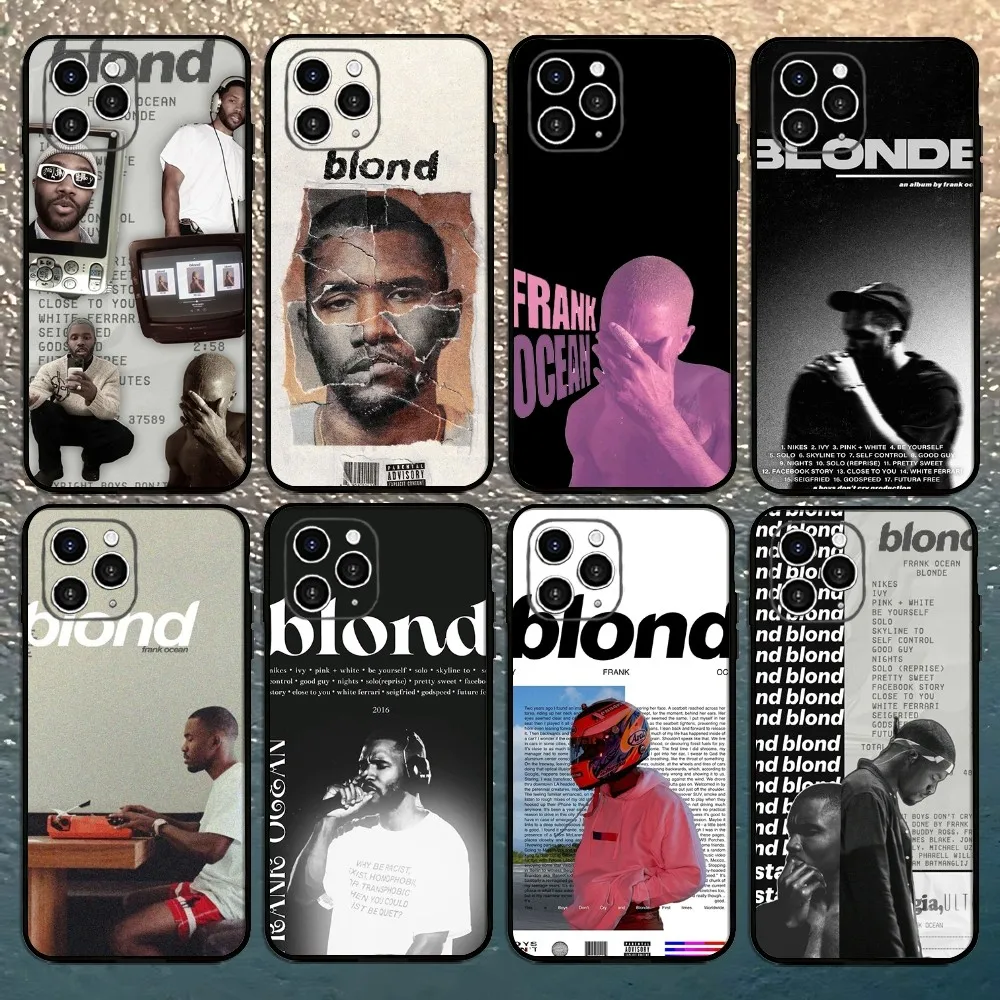 F-Frank Singer Ocean Blonde Phone Case For Iphone 16 15 11 13 14 Pro Max 7 8 Plus X Xr Xs Max 12mini Cover Case