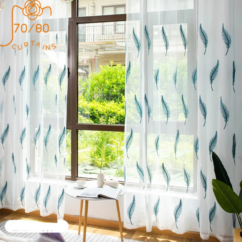 

Ins Wind Decorative Blackout Curtains Translucent Not Transparent Modern Simple Dream Curtains Scandinavian Light Luxury