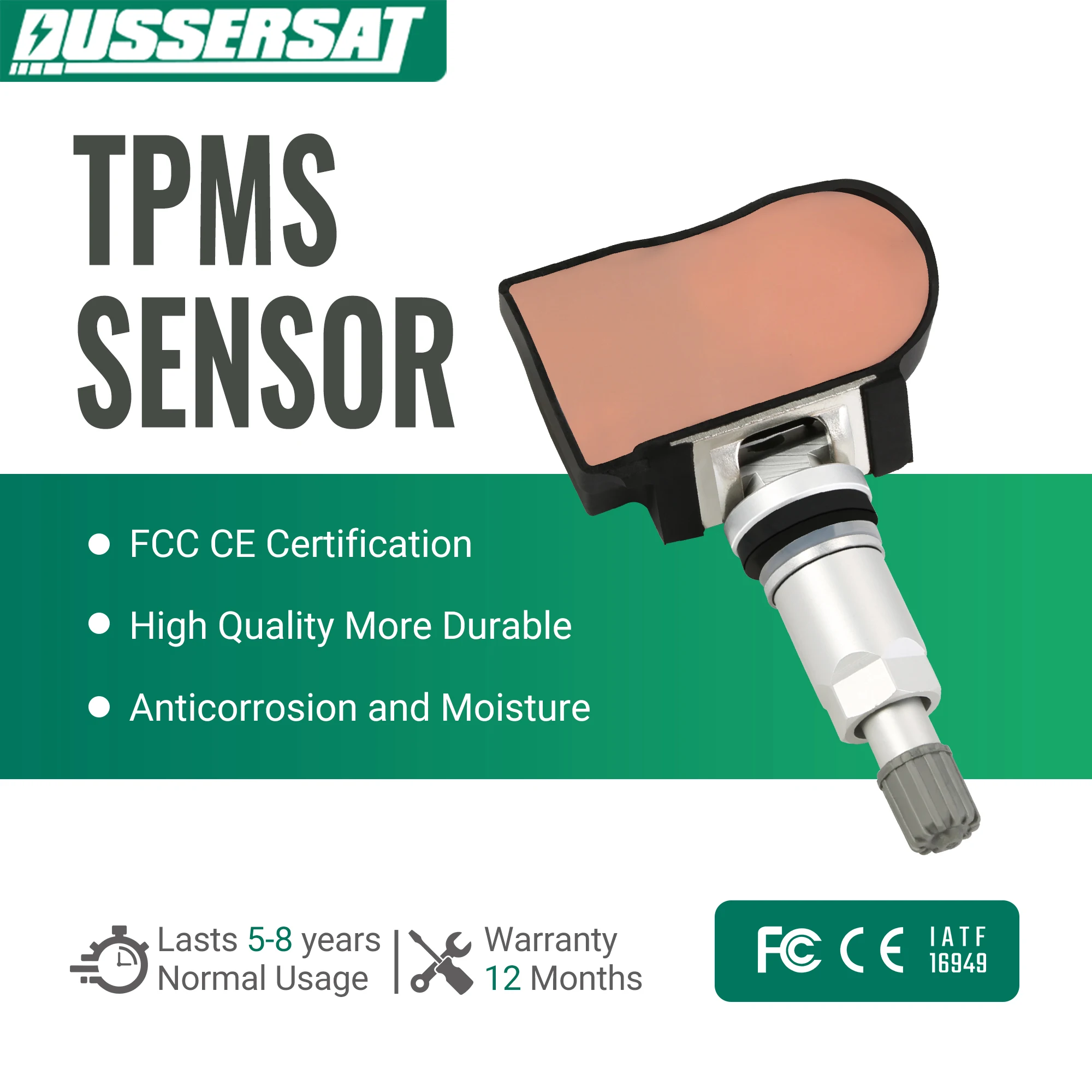 

315MHz TPMS Tire Pressure Sensor for Smart Mercedes Dacia Renault Opel/Vauxhall 407001628R/407005642R/A4539057501/A4539051701