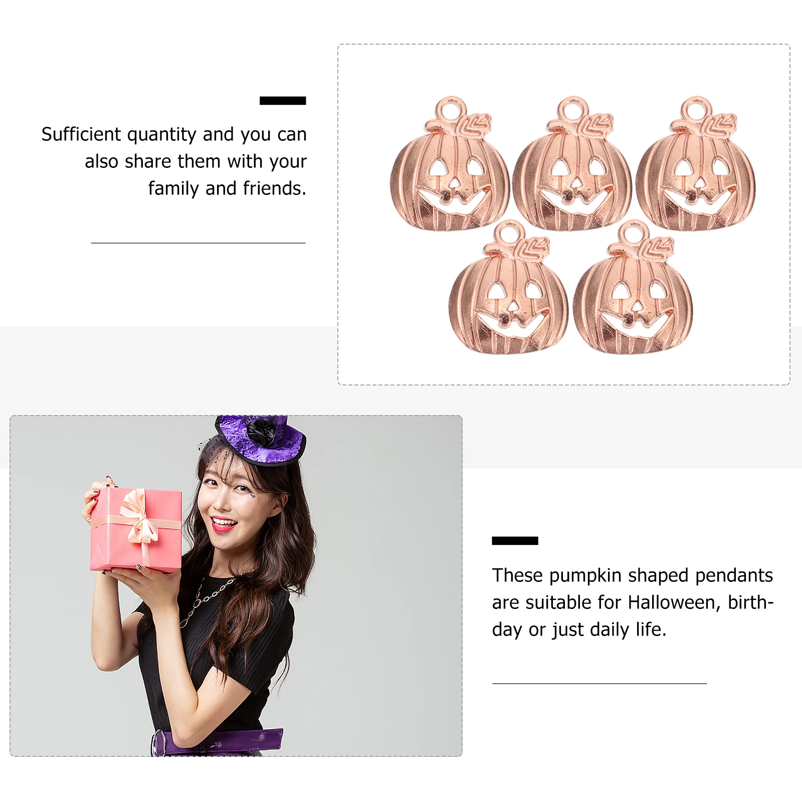 

100 Pcs Pumpkin Pendant Exquisite Fall Charms for Earring Making Halloween Jewelry Pendants Alloy Bulk