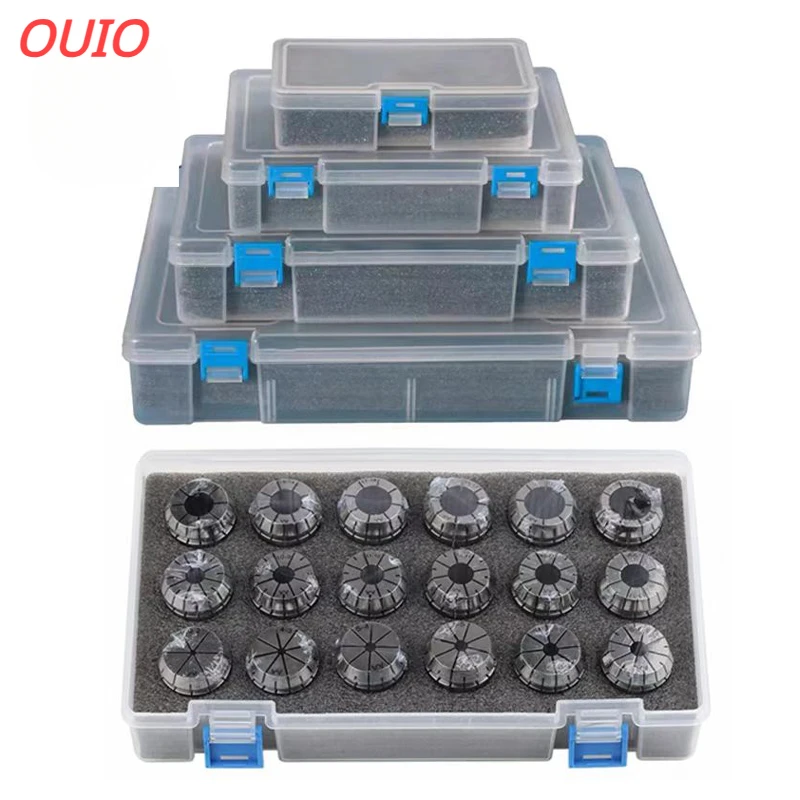 OUIO ER11 ER16 ER20 ER25 ER32 ER40 Set A / AA ER Spring Collet Chuck 0.015mm 0.008mm  CNC Milling Tool Holder Engraving Machine