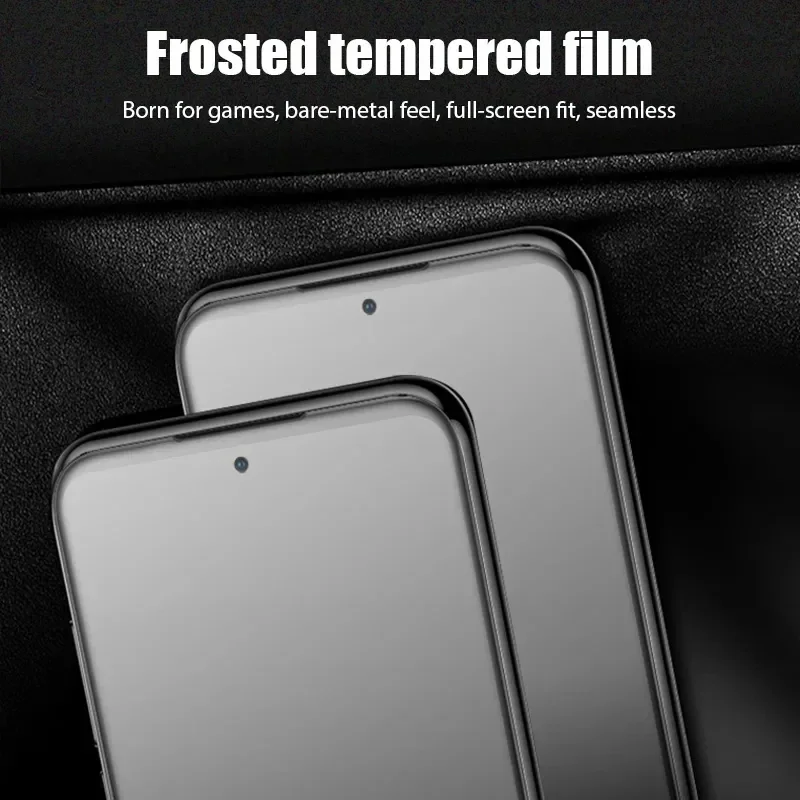 Matte Tempered Glass for Xiaomi Redmi Note 12 11 10 S T Pro 5G Screen Protector for Poco X5 X4 X3 F5 M5 F4 F3 Pro GT