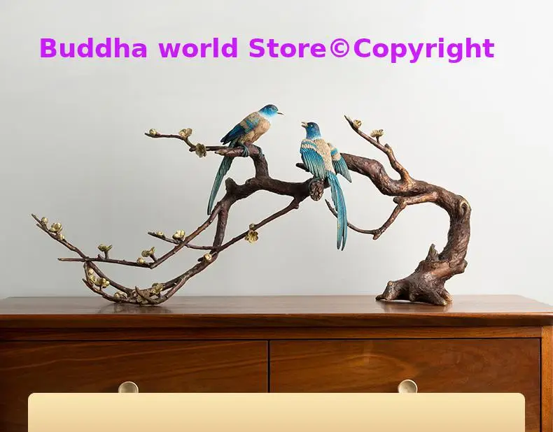 78CM large TOP Collection HOME Company Vestibule Copper Christmas GOOD LUCK Auspicious XI SHANG MEI SHAO ART FENG SHUI statue