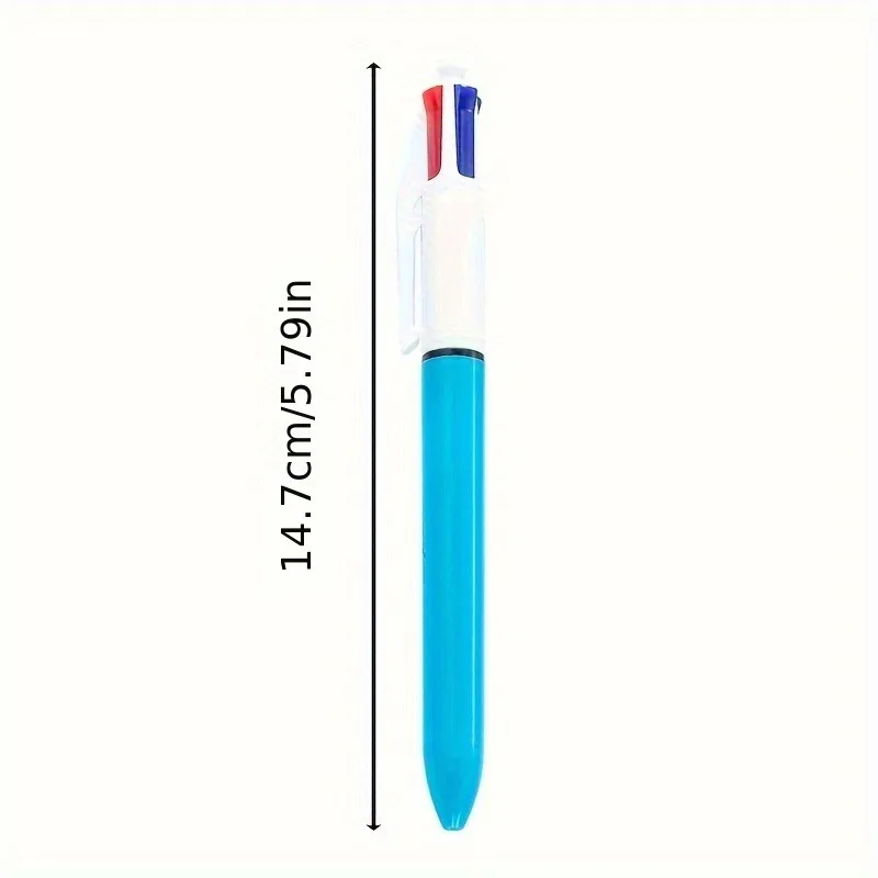 3pcs/set Creative 4 In 1 MultiColor Pen 0.5mm Black Blue Red Green Gel Ink Student Marking Pen Writing Tools School Supplies