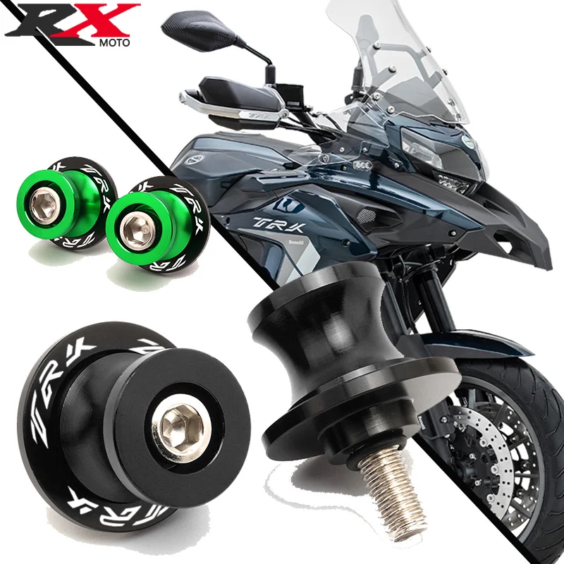 For Benelli TRK 502X 502 TRK251 302X 302 2010-2021 2020 2019 Motorcycle Accessories CNC Swingarm Spools Slider Rear Stand Screws