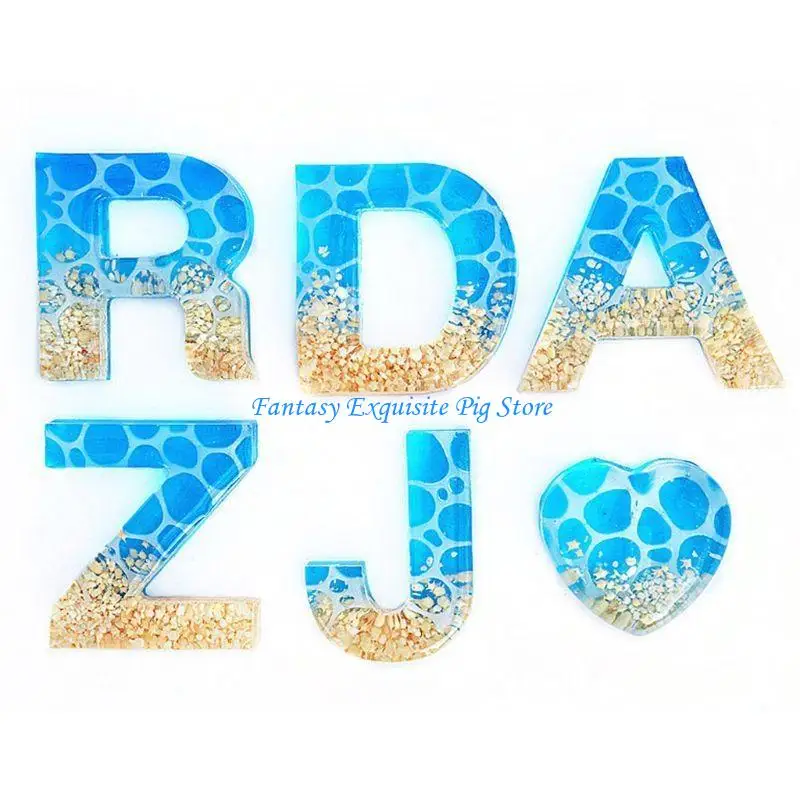 اليدوية موجة المياه تموجات قالب الايبوكسي الراتنج المحيط موضوع قلادة صنع المجوهرات #5