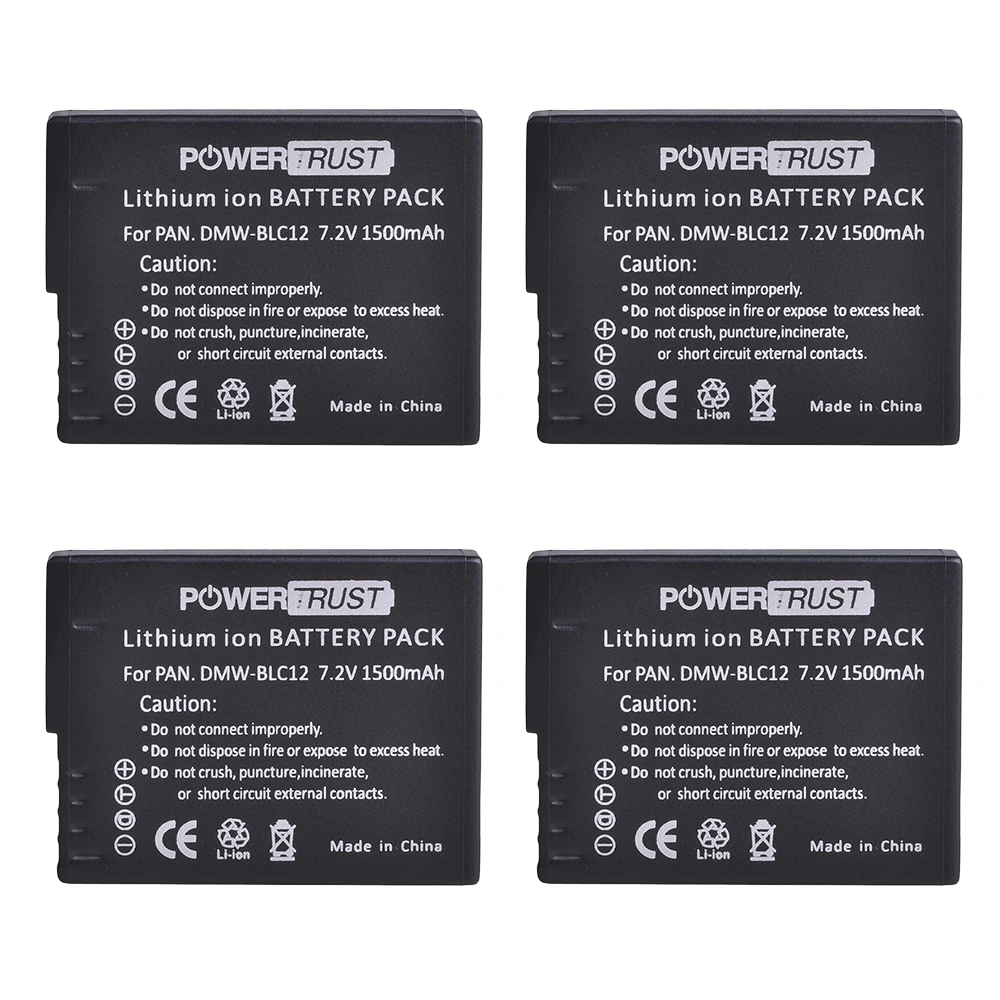 

DMW-BLC12 DMW-BLC12PP BLC12GK Battery for Panasonic Lumix DC-G95 DC-G90 DMC FZ1000 FZ1000II FZ2500 FZ2000 GH2 FZ300 FZ330 G85