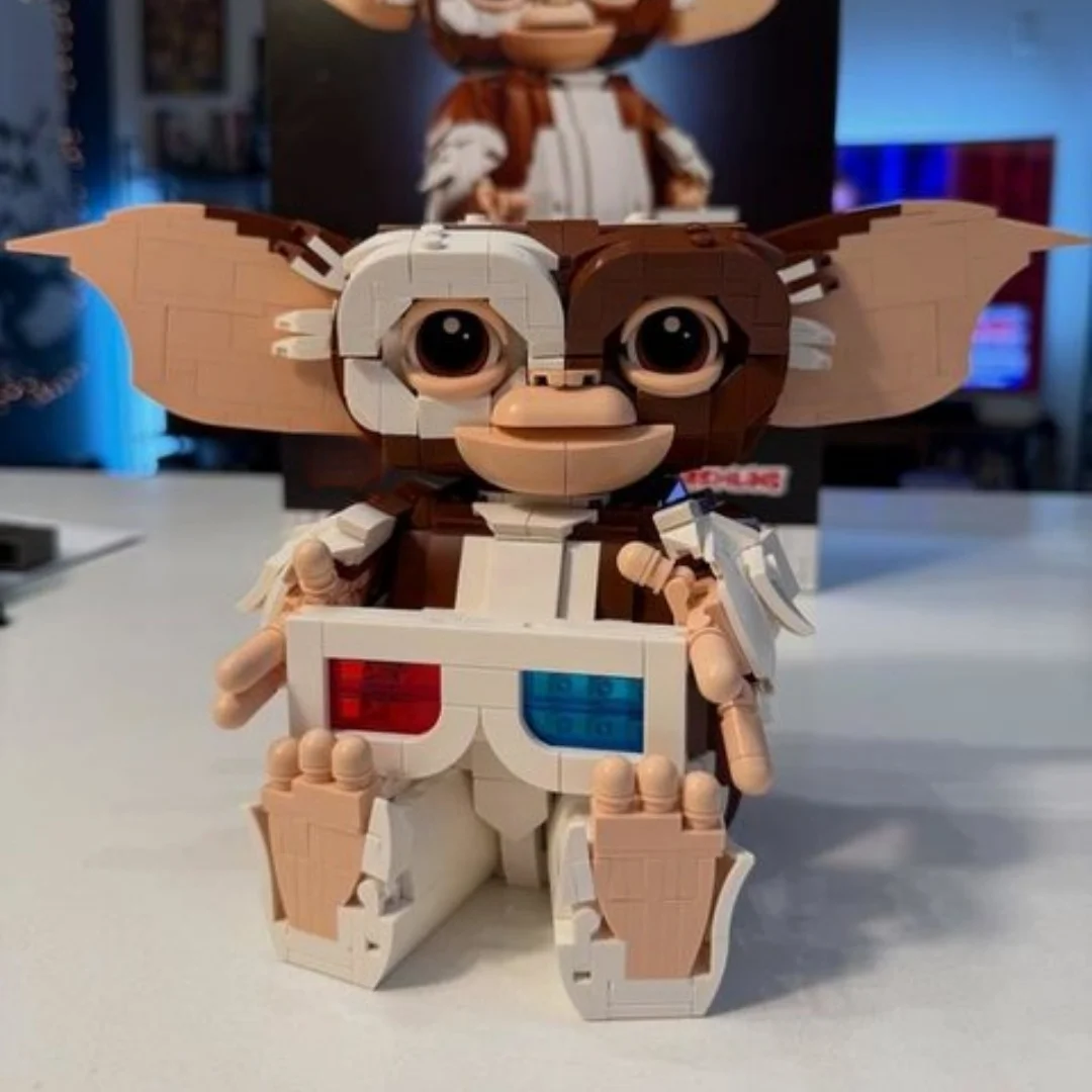 Moc Shop - Bloques de Construcción 3D de 1125 Piezas, Ideas de Películas Gremlins, Figura de Mogwai, Modelo para Armar, Juguete de Película, Regalos de Navidad para Niños